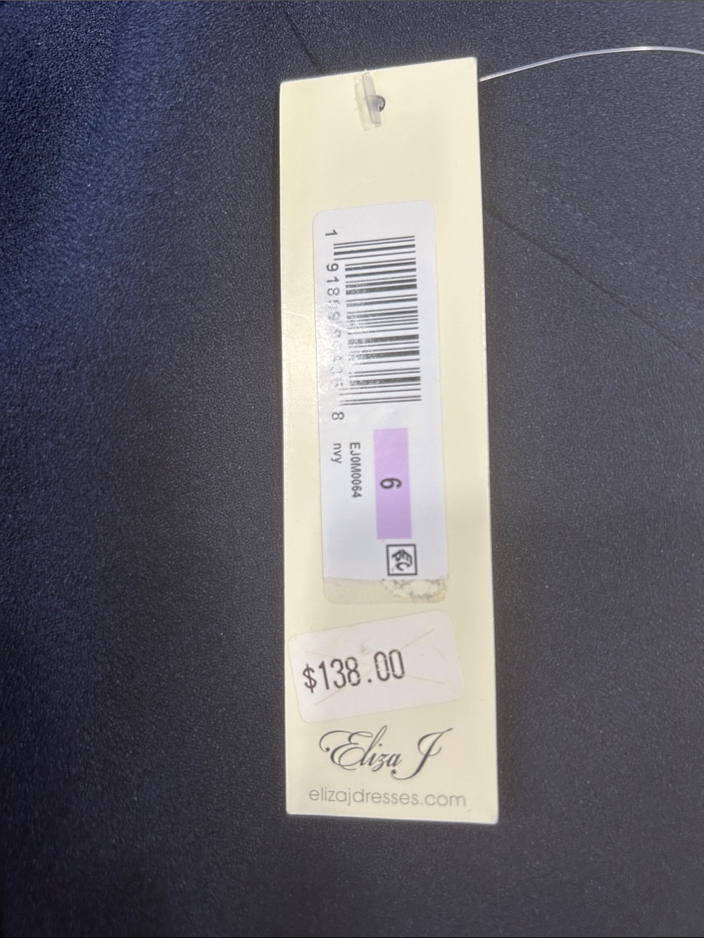 Eliza J Navy Blue Fit & Flare Midi Dress 6 New Sleeveless Career Cocktail NEW - Picture 9 of 14